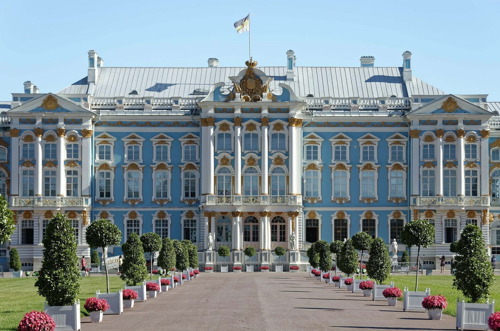 เที่ยวรัสเซีย เซนต์ปีเตอร์สเบิร์ก พระราชวังแคทเธอรีน Catherine Palace