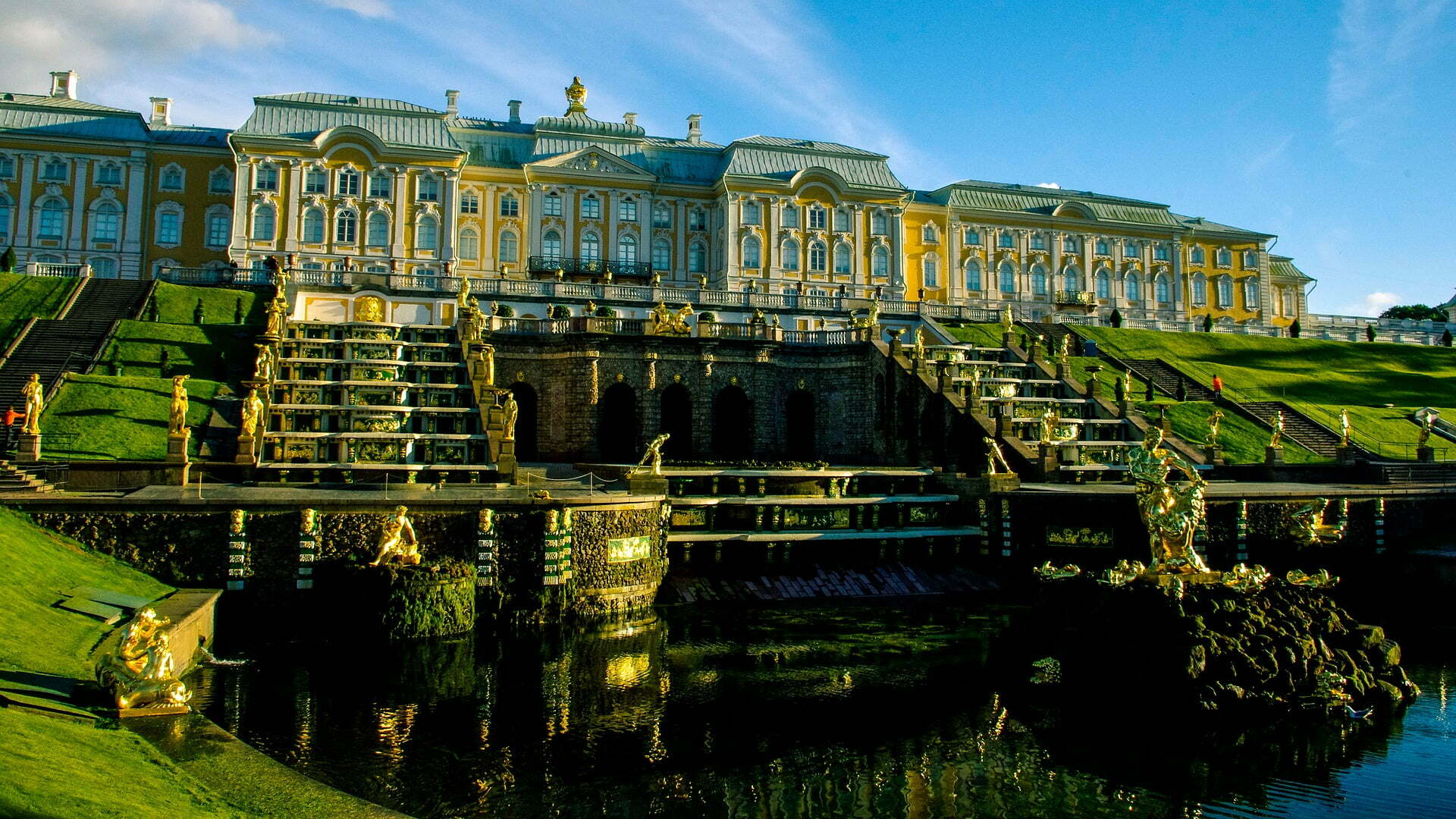เที่ยวรัสเซีย เซนต์ปีเตอร์สเบิร์ก พระราชวังฤดูร้อน Peterhof