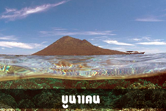 เกาะบูนาเคน  สถานที่ดำน้ำสวยที่สุดในอินโดนิเซีย
