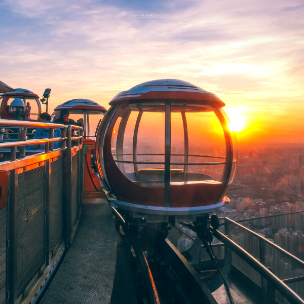 Bubble Tram Canton Tower