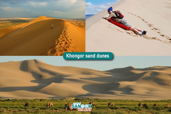 Khongor sand dunes